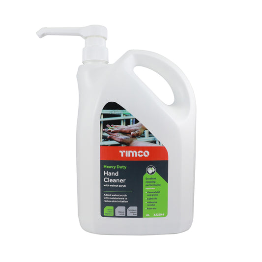 TIMCO Heavy Duty Hand Cleaner Hand Walnut Scrub with Citrus Pump Bottle - 4L - Image