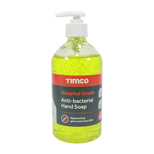 TIMCO Anti-Bacterial Hand Soap Cleansing Skin Wash - 500ml - Image