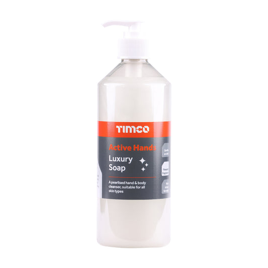 TIMCO Active Hands Luxury Soap Pearlised Premium Fragranced - 500ml - Image