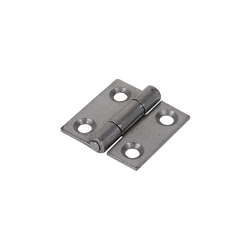 TIMCO Plain Butt Hinge - Fixed Pin (1838) - Self Colour - 25 x 25 - Image