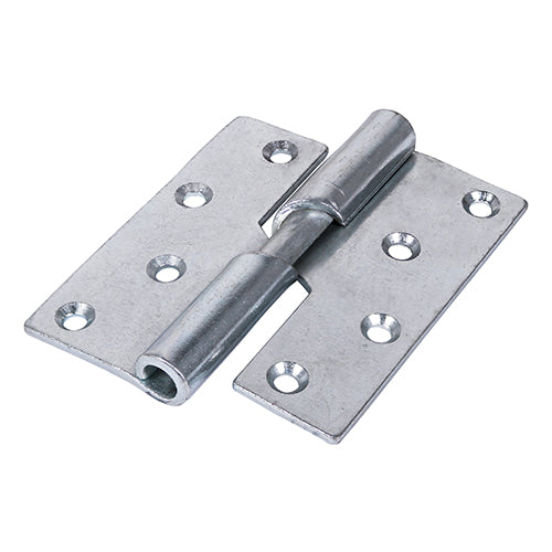 TIMCO Rising Butt Hinge (466) - Left Hand - Zinc - 100 x 86 - Image