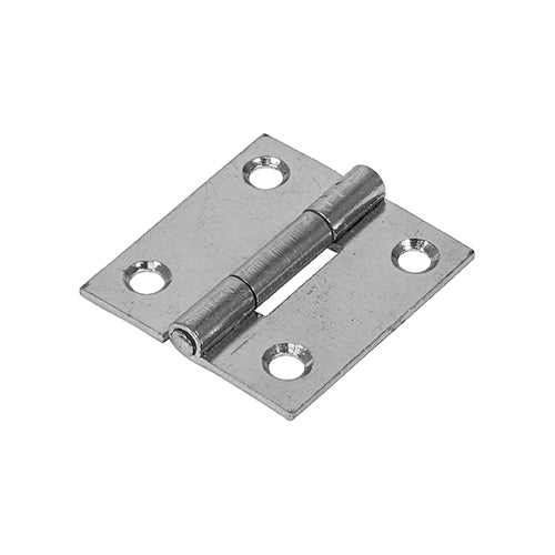 TIMCO Plain Butt Hinge - Fixed Pin (1838) - Zinc - 38 x 34 - Image