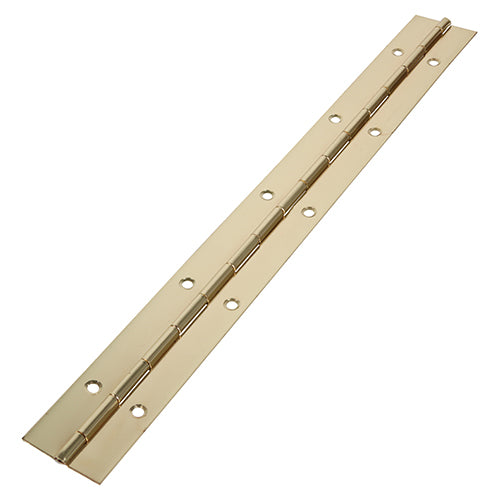 TIMCO Piano Hinge - Electro Brass - 1800 x 32 - Image