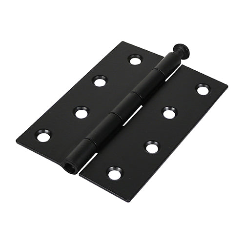 TIMCO Plain Butt Hinge - Loose Pin (1840) - Black - 100 x 71 - Image