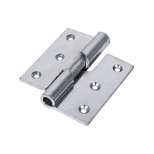TIMCO Rising Butt Hinge (466) - Right Hand - Zinc - 75 x 72 - Image