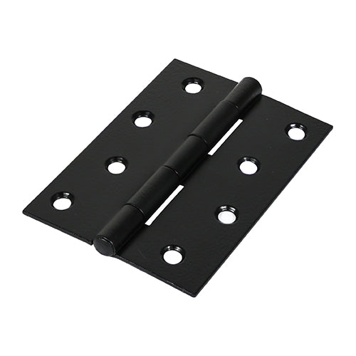 TIMCO Plain Butt Hinge - Fixed Pin (1838) - Black - 100 x 70 - Image