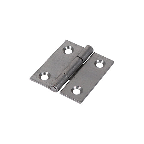 TIMCO Plain Butt Hinge - Fixed Pin (1838) - Self Colour - 38 x 34 - Image