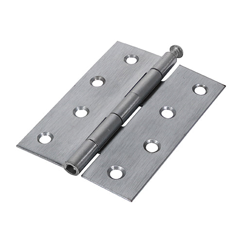 TIMCO Plain Butt Hinge - Loose Pin (1840) - Satin Chrome - 100 x 71 - Image