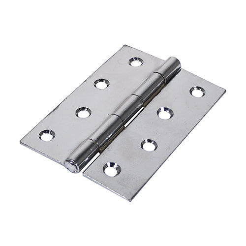 TIMCO Plain Butt Hinge - Fixed Pin (1838) - Polished Chrome - 75 x 50 - Image