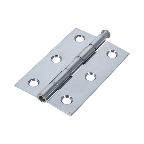 TIMCO Plain Butt Hinge - Loose Pin (1840) - Zinc - 75 x 50 - Image