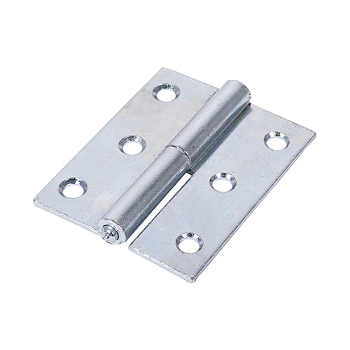 TIMCO Lift Off Hinge (457) - Left Hand - Zinc - 75 x 62 - Image