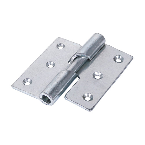 TIMCO Rising Butt Hinge (466) - Left Hand - Zinc - 75 x 72 - Image