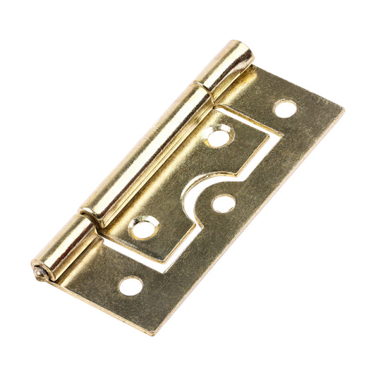 TIMCO Flush Hinge (105) - Electro Brass - 63 x 37 - Image
