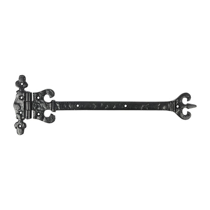 TIMCO Pair of Crown / Coronet Hinges - Antique Black - 317mm - Image