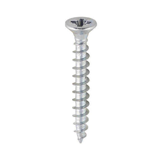 TIMCO Solo Countersunk Silver Woodscrews - 4.5 x 35 - Image