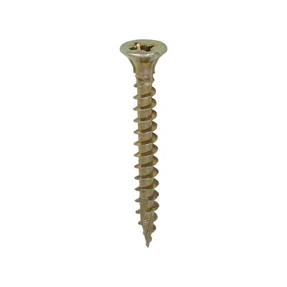 TIMCO C2 Strong-Fix Multi-Purpose Premium Countersunk Gold Woodscrews - 4.5 x 40 - Image