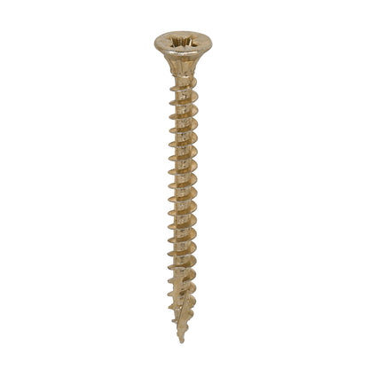 TIMCO C2 Strong-Fix Multi-Purpose Premium Countersunk Gold Woodscrews - 4.5 x 50 - Image
