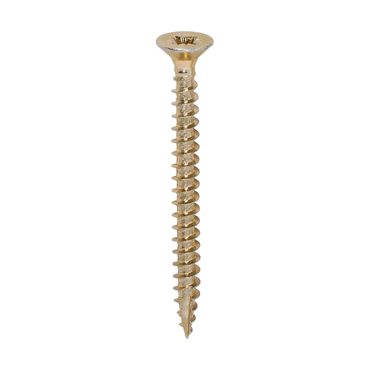 TIMCO Classic Multi-Purpose Countersunk Gold Woodscrews - 4.5 x 50 - Image