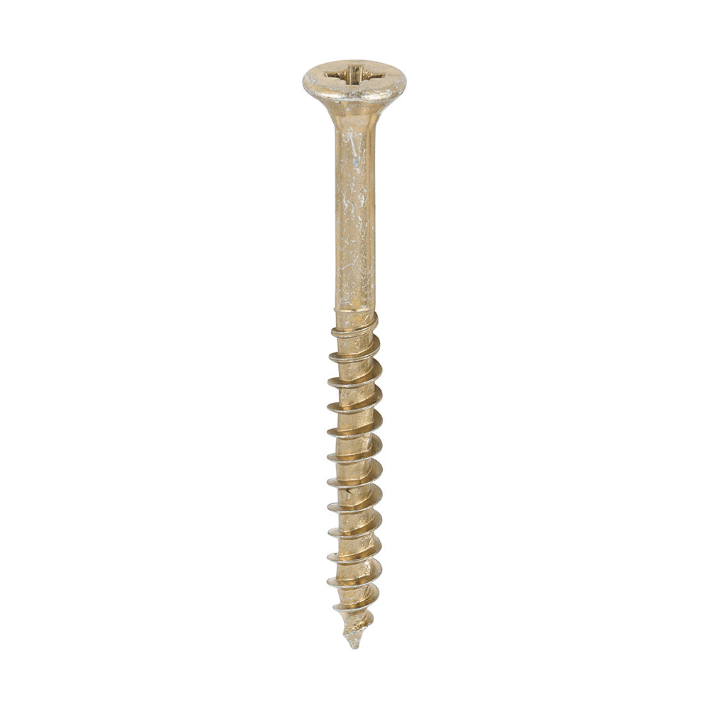 TIMCO Velocity Premium Multi-Use Countersunk Gold Woodscrews - 4.5 x 50 - Image