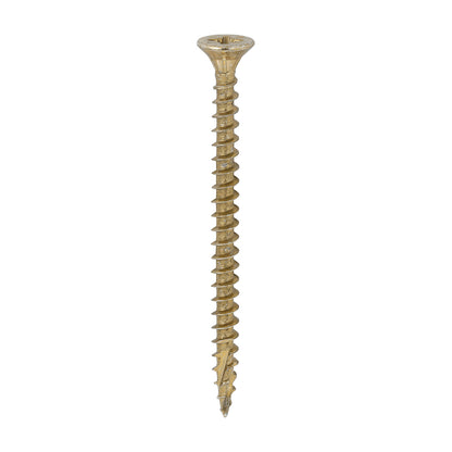 TIMCO C2 Strong-Fix Multi-Purpose Premium Countersunk Gold Woodscrews - 4.5 x 60 - Image