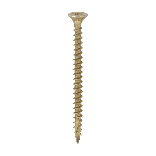 TIMCO C2 Strong-Fix Multi-Purpose Premium Countersunk Gold Woodscrews - 4.5 x 60 - Image