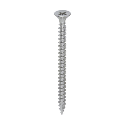 TIMCO Classic Multi-Purpose Countersunk A2 Stainless Steel Woodcrews - 4.5 x 60 - Image