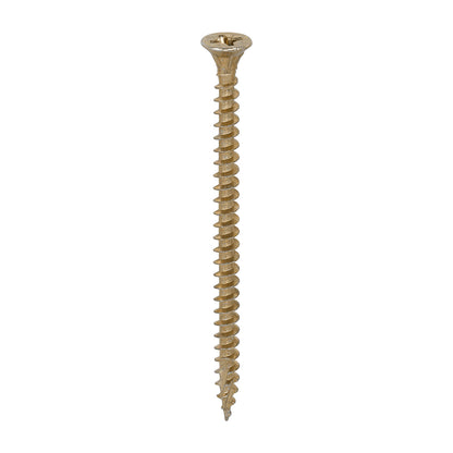 TIMCO C2 Strong-Fix Multi-Purpose Premium Countersunk Gold Woodscrews - 4.5 x 70 - Image