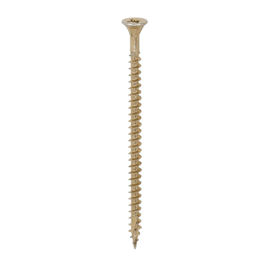 TIMCO C2 Strong-Fix Multi-Purpose Premium Countersunk Gold Woodscrews - 4.5 x 80 - Image