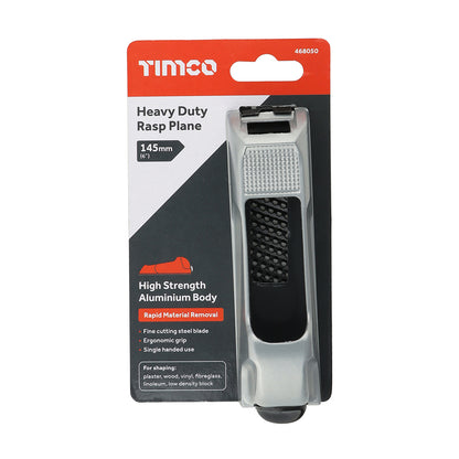 TIMCO Multi-Purpose Rasp Plane, Die Cast Aluminium Surform Drywall Rasp Plane - 145mm / 6" - Image