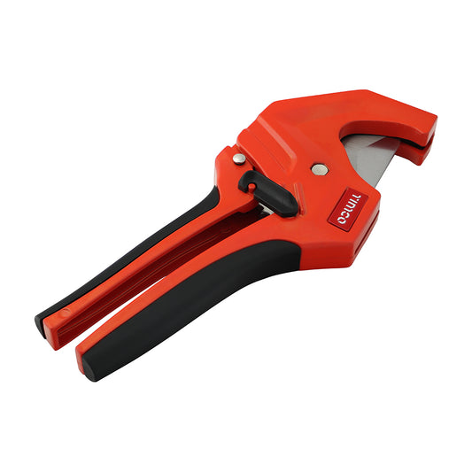 TIMCO Plastic Pipe Shears Professional Ratcheting PVC Tube Cutters - 46mm - Image