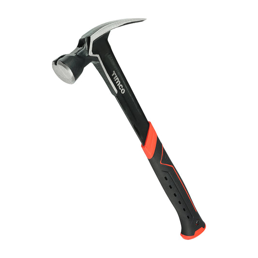 TIMCO Professional Claw Hammer, Straight XL Claw Hammer with Vibration Control and Magnetic Nail Starter - 160z - Image