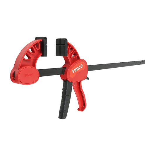 TIMCO Quick Change Bar Clamp, Two Piece Set, Heavy Duty 135kg Quick Release Woodworking Clamp, One Handed Clamp - 18" / 450mm Clamping Capacity - Image