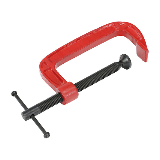 TIMCO G Clamp, Heavy Duty Solid Steel G Clamp, 50mm Jaw Width - 4" - Image