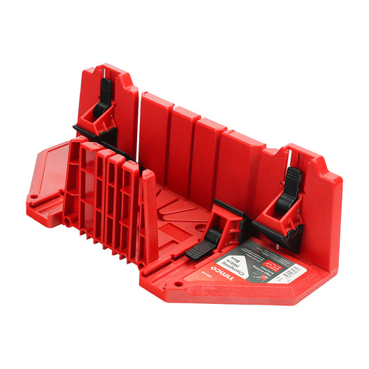 TIMCO Clamping Mitre Box, Multi-purpose Mitre Box for Woodworking and General DIY and Trade, Multi-Angle Adjustable - Image