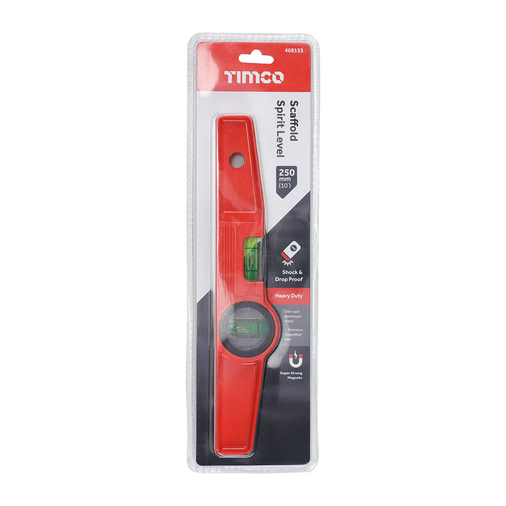 TIMCO Scaffold Spirit Level - 250mm - Image