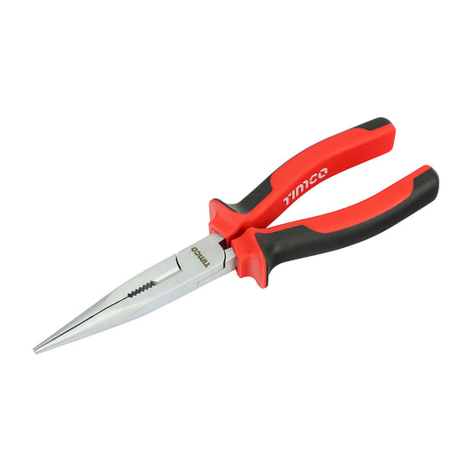 TIMCO Long Nose Pliers, Multi-purpose Long Nose Grips & Cutters with Soft Grip Handles - 8" / 200mm - Image