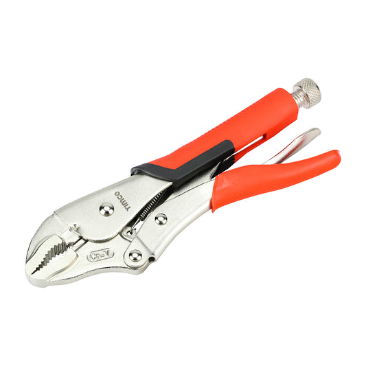 TIMCO Locking Pliers with Ergonomic Soft-Grip Handles and Hardened Curved Jaws with 48mm Clamping Capacity - 10" / 250mm - Image