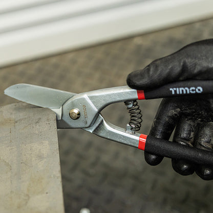 TIMCO Straight Cutting Tin Snips with Anti-Slip Grips - 12" - 300mm - Image