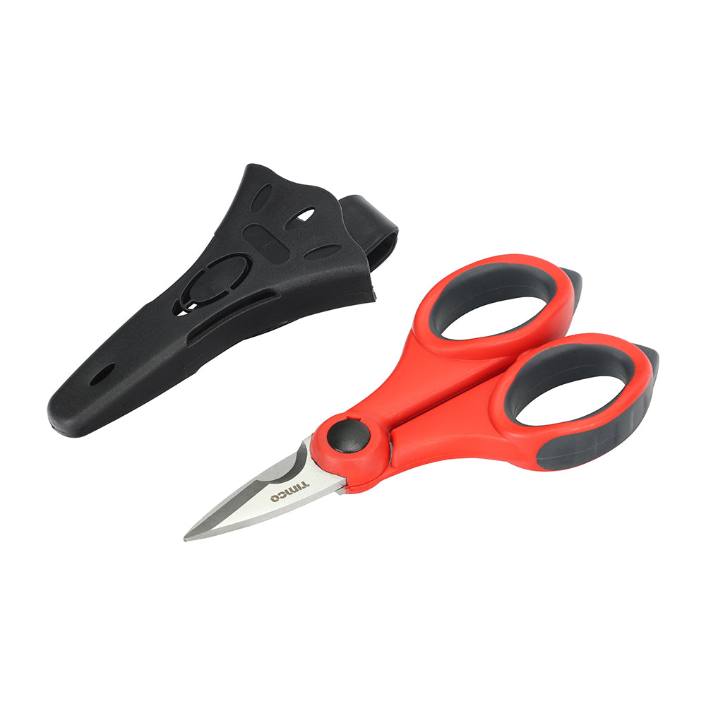 TIMCO Electricians Scissors, Extra Heavy Duty Stainless Steel Blades with Protective Case - 6" / 150mm - Image