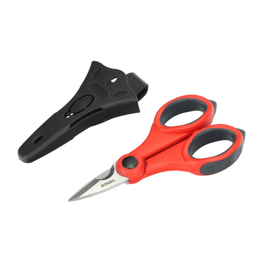 TIMCO Electricians Scissors, Extra Heavy Duty Stainless Steel Blades with Protective Case - 6" / 150mm - Image