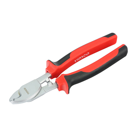 TIMCO Heavy Duty Cable & Wire Cutters, Hardened Cable Shears with Soft Grip Handles - 8" / 200mm - Image