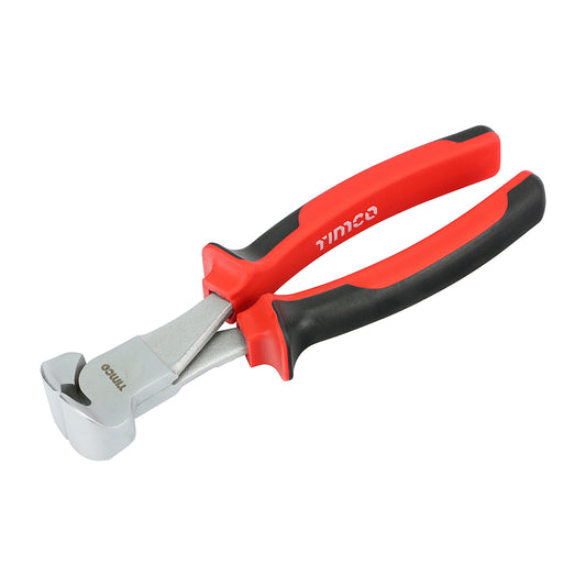 TIMCO Professional End Cutting Pliers, Pincer Head with Hardened Jaws and Soft-Grip Handles - 8" / 200mm - Image