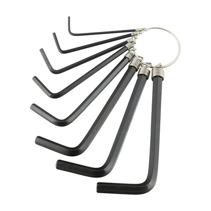 TIMCO Hex Key Keyring Set - 8 Pieces - Image
