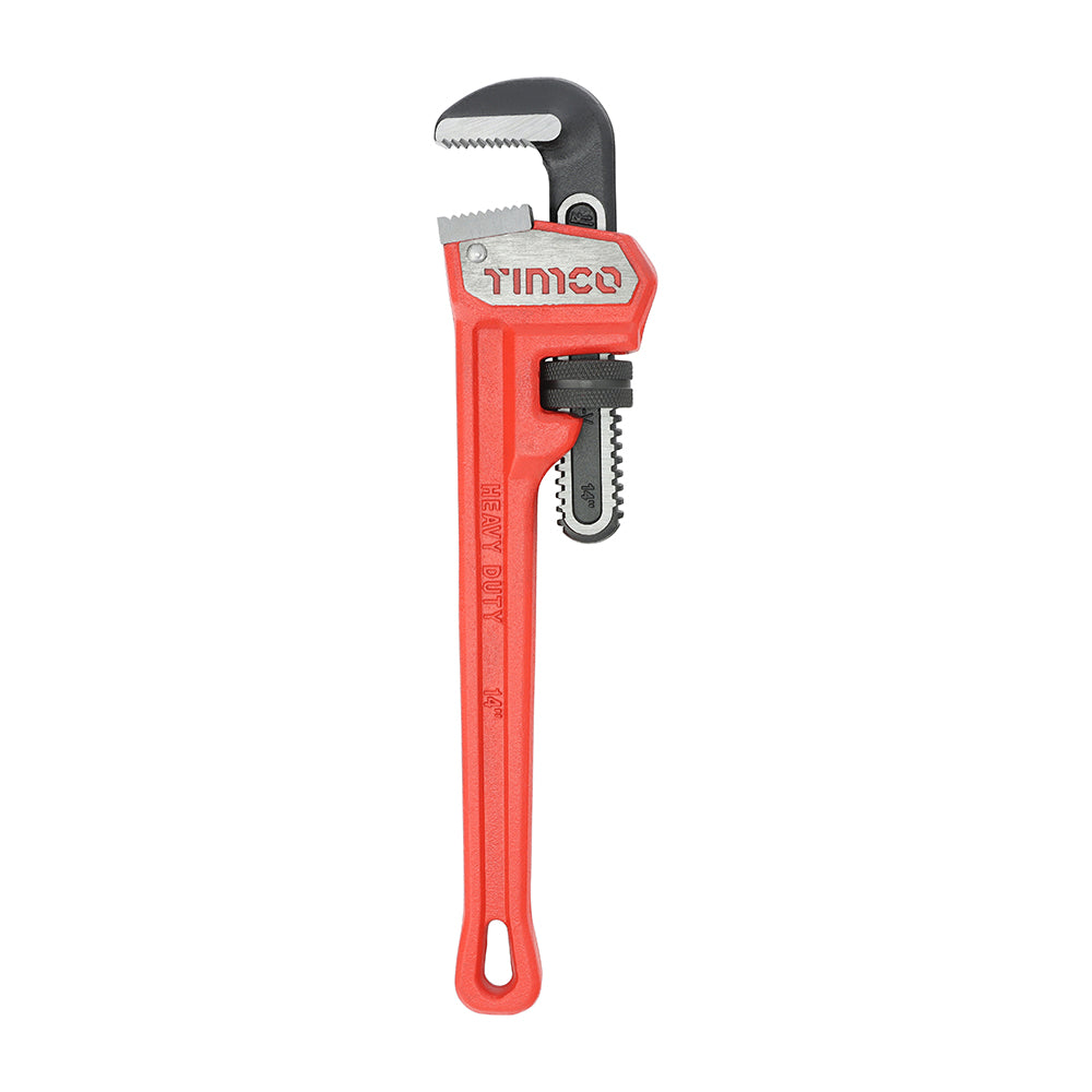 TIMCO Pipe Wrench, Heavy Duty Drop Forged Adjustable Pipe Wrench - 14" / 350mm - Image