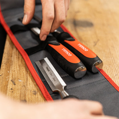 TIMCO Bevel Edge Wood Chisel Set - 3 Pieces - Image