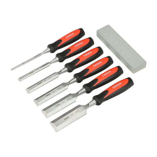 TIMCO Bevel Edge Wood Chisel Set - 7 Pieces - Image