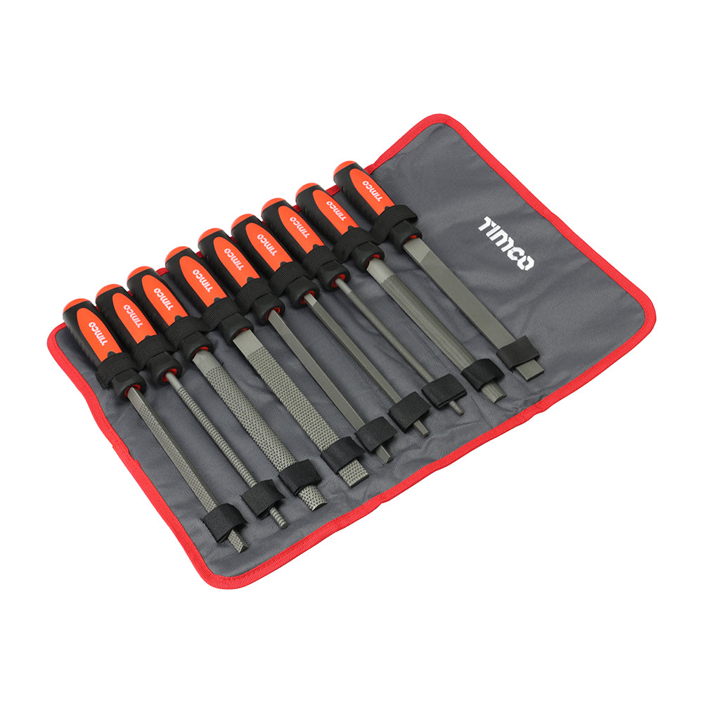 TIMCO File & Rasp Set - 9 Pieces - Image