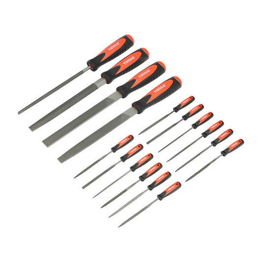 TIMCO File & Needle File Set - 16 Pieces - Image