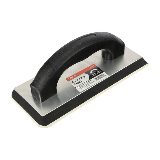 TIMCO Professional Grouting Application Float, Hard Rubber Face, Dense Foam and Aluminium Backing Plate - 230 x 100mm - Image