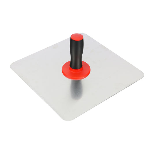 TIMCO Aluminium Hawk, Premium Plasterers Hawk, Heavy Duty but Lightweight Aluminium with Soft-Grip Handle - 13 x 13" - Image
